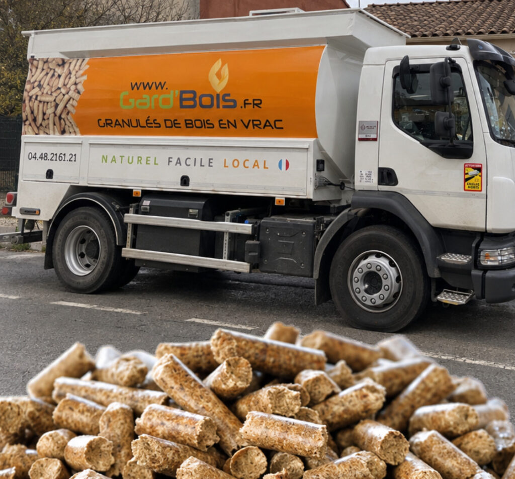 Granulés de bois en vrac