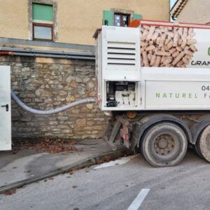 Granulés de bois en vrac