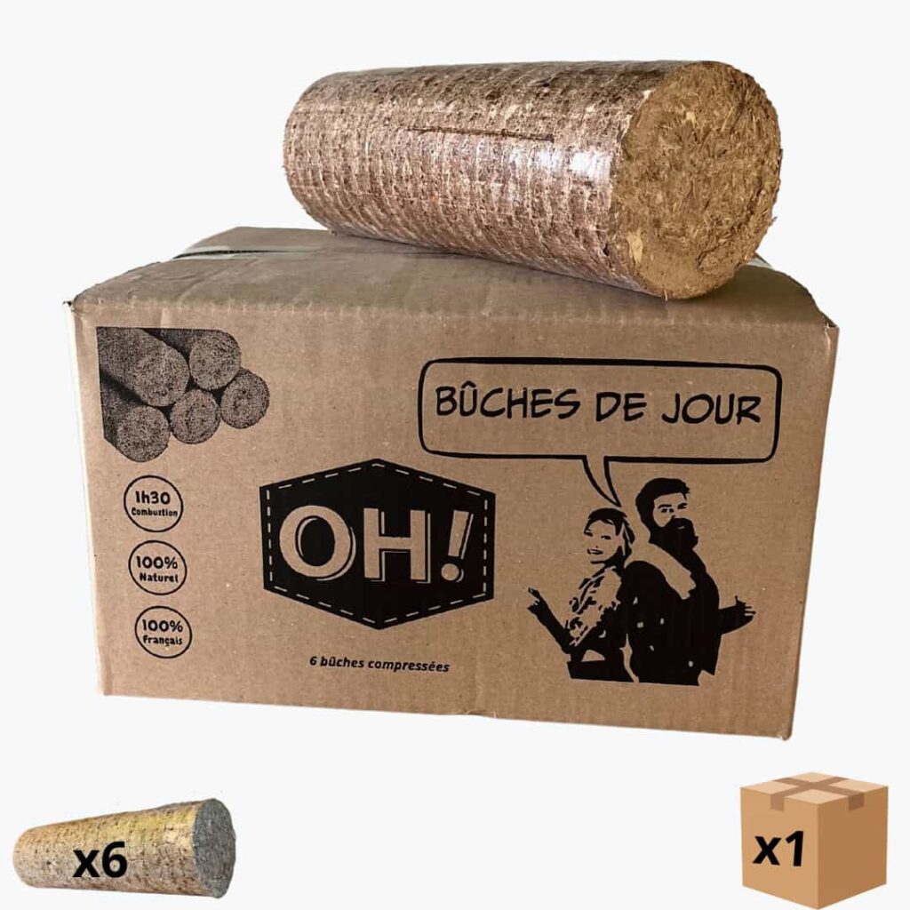 Carton de bûches densifiées gard'bois