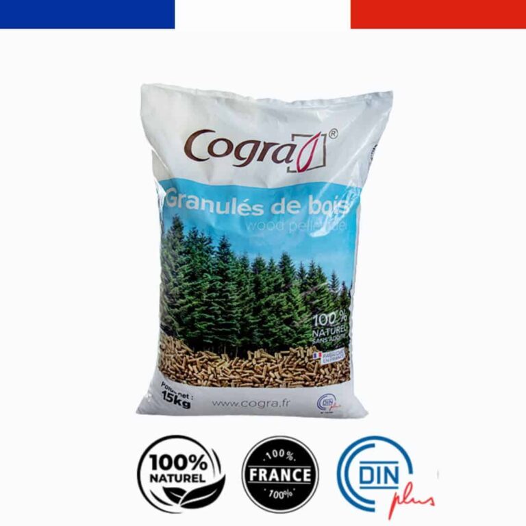 Granulés de bois COGRA Palette de 70 sacs Gard Bois