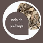 Copeaux de bois paillage jardin aire de jeux