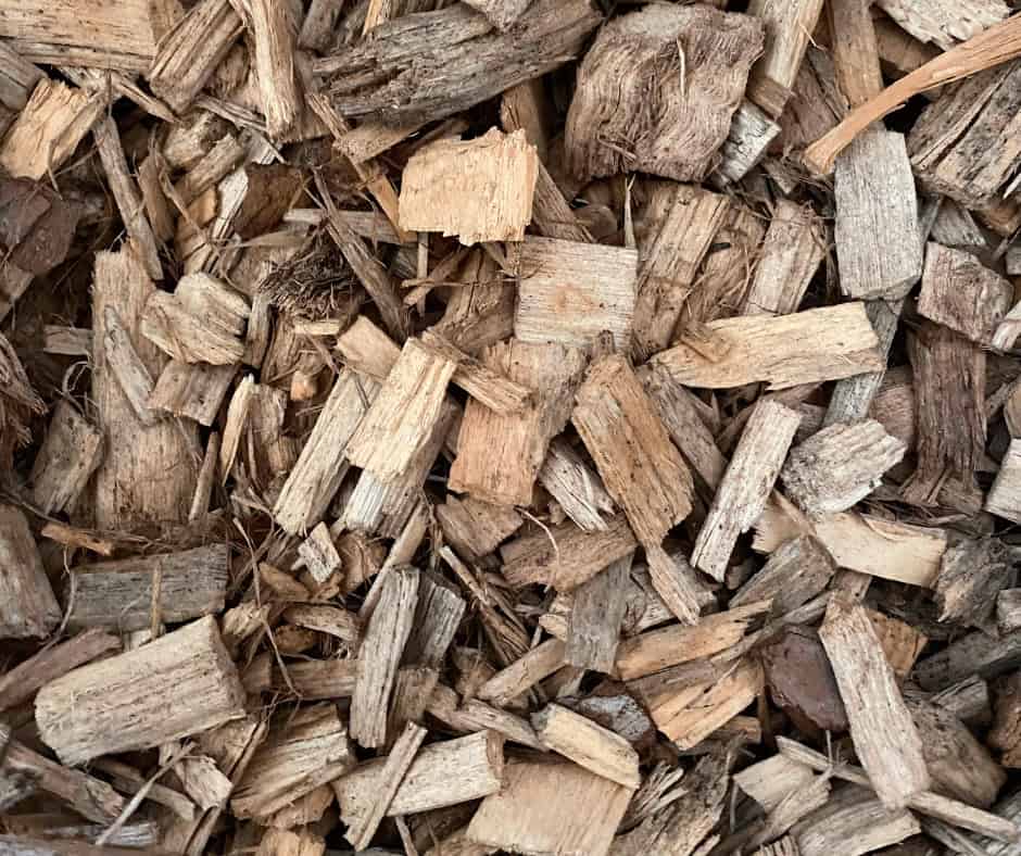 Plaquettes de bois aires de jeux