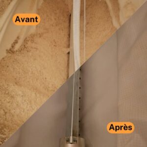 Nettoyage de silo à pellets par Gard'Bois