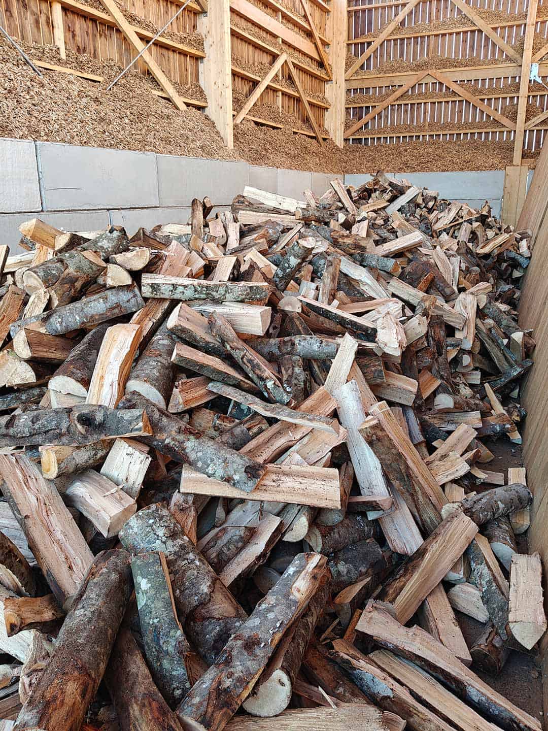 Bûche bois chauffage