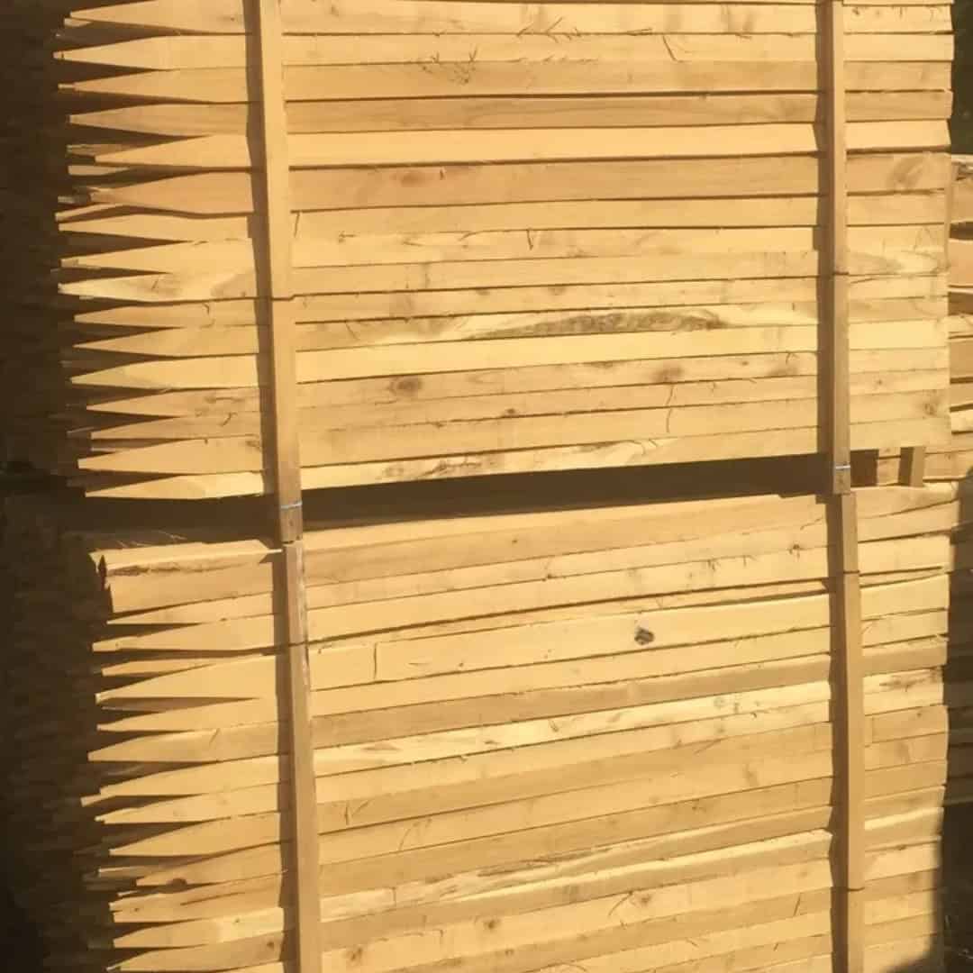 Piquet carré acacia 50 x 50 mm – 0,80 m